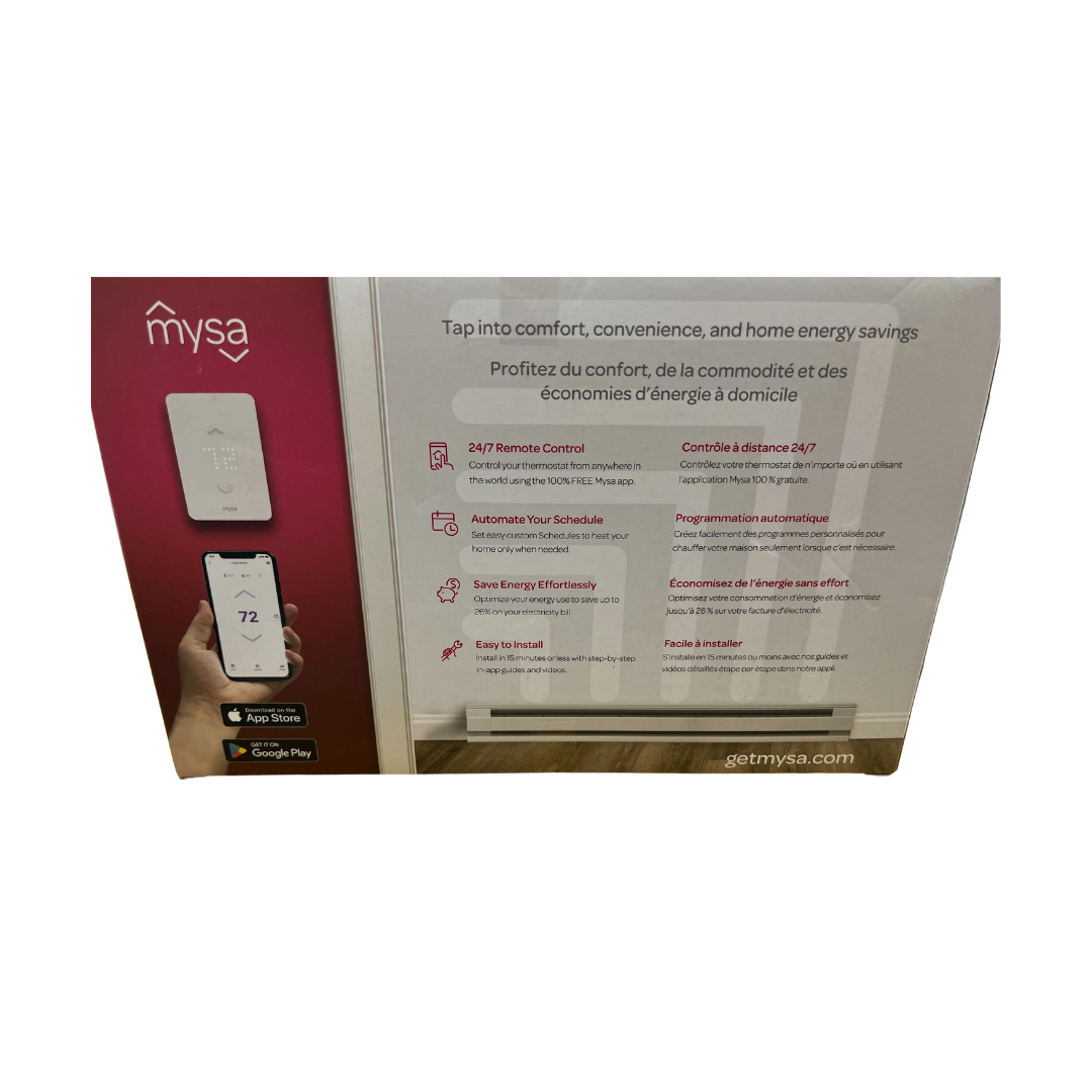 Mysa Lite Smart Thermostat for Baseboard Heaters (2 Pack)