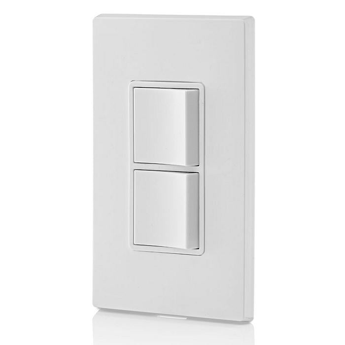 Leviton 5634-W 15 Amp Decora Single-Pole / Single-Pole Combination Switch
