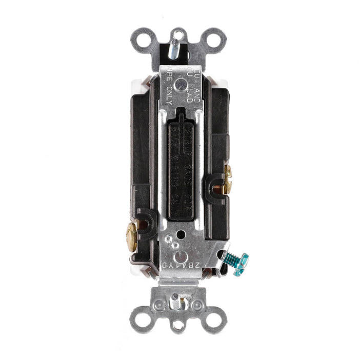 Leviton 5691-2W 15 Amp, 120/277 Volt, Decora Plus Rocker Single-Pole AC Quiet Switch