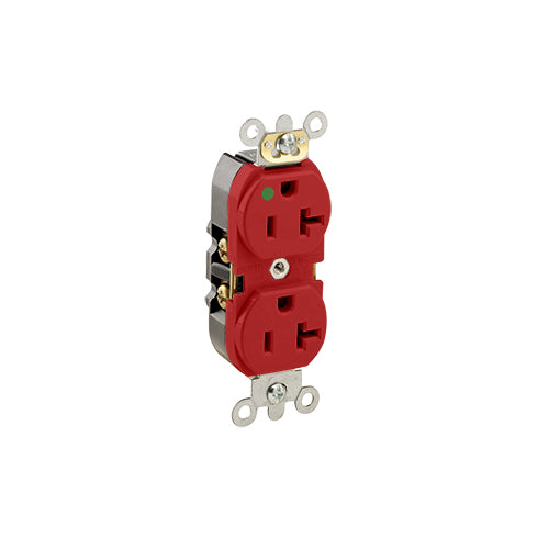 Leviton 8300-HLR 20-Amp, 125 Volt, Extra Heavy Duty Duplex Receptacle