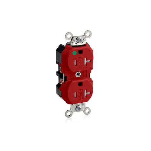 Leviton 8300-SGR 20 Amp, 125 Volt, Extra Heavy Duty Hospital Grade