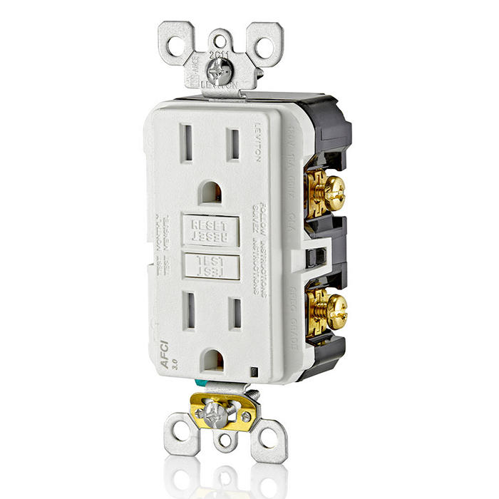 Leviton AFTR1-W 15 Amp, 125 Volt Receptacle/Outlet