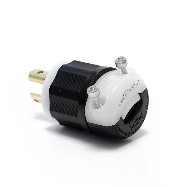 Leviton 4720-C 15 Amp, 125 Volt, NEMA L5-15P, 2P, 3W, Locking Plug