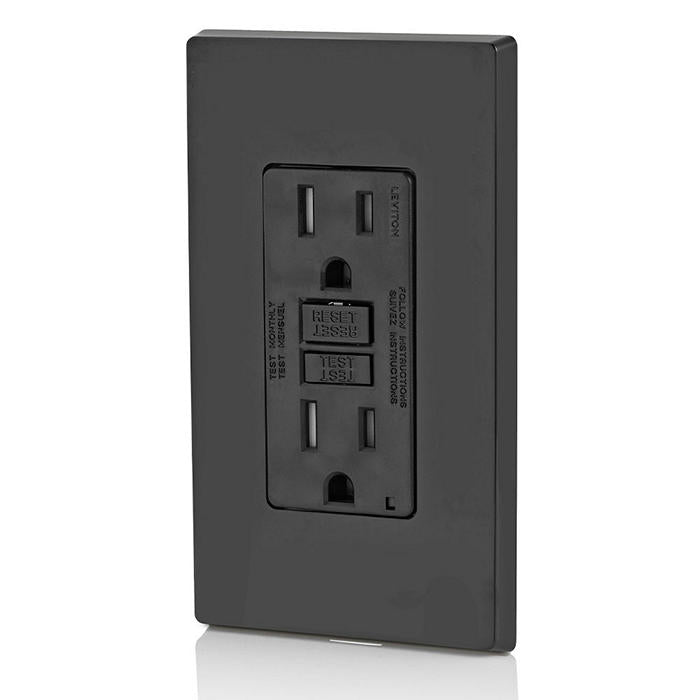 Leviton GFTR1-E 15 Amp, Self Test, Tamper-Resistant GFCI Outlet