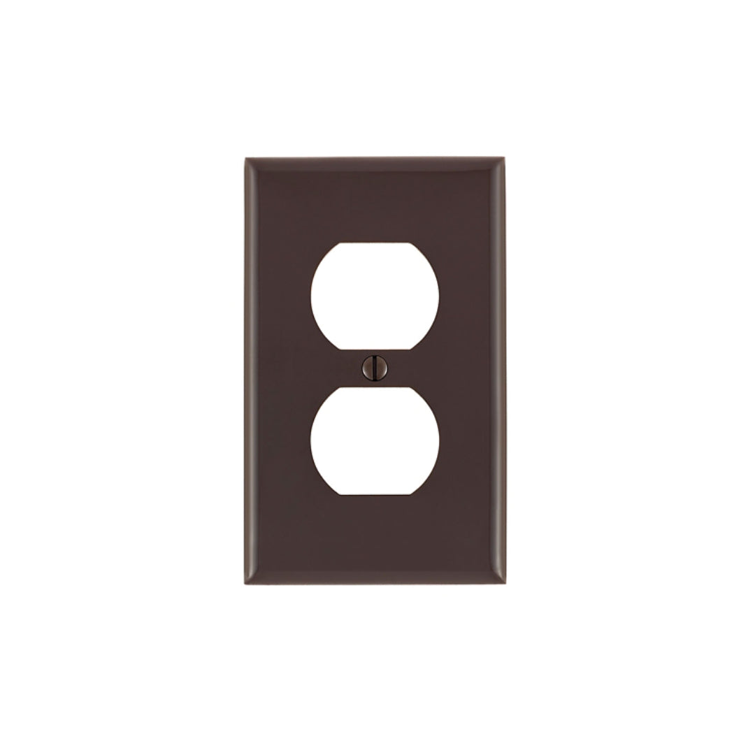 Leviton 80703 1-Gang Duplex Device Receptacle Wallplate