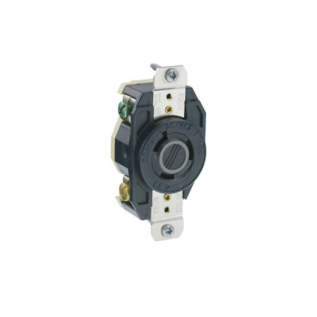 Leviton 2330 20 Amp, 277 Volt, Flush Mount Locking Receptacle