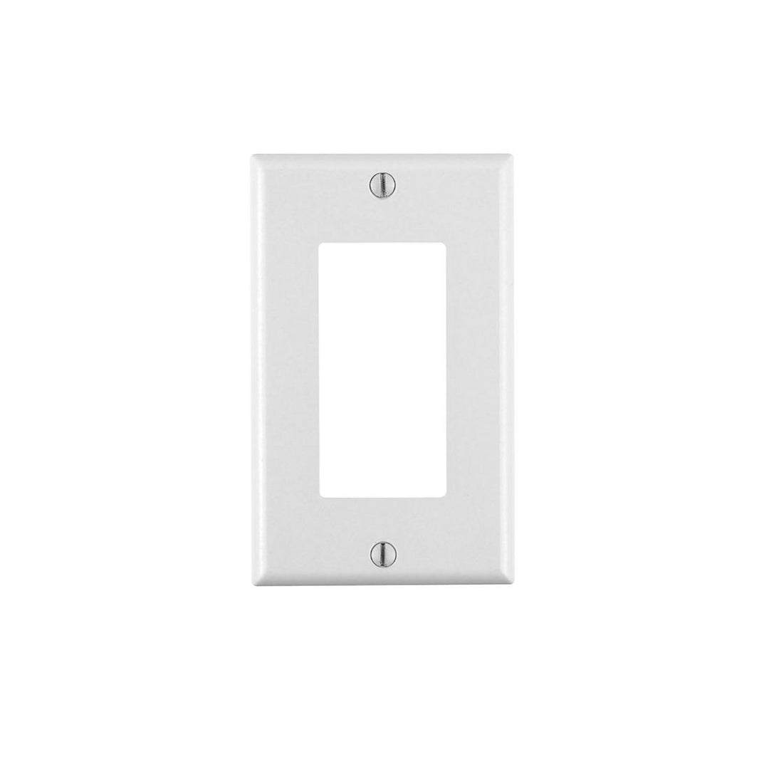 Leviton 80401-W 1-Gang Decora/GFCI Wallplate