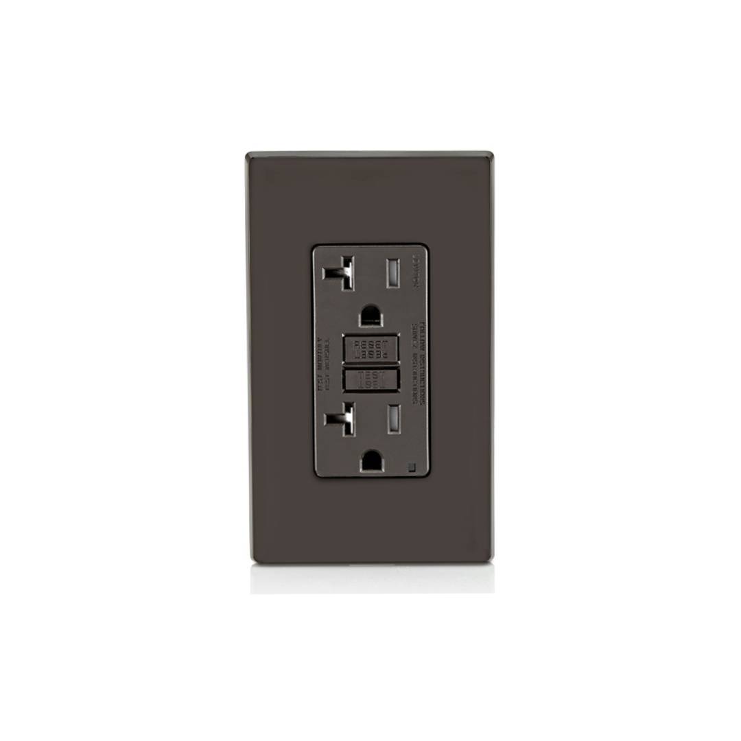 Leviton GFTR2 20 Amp, 125 Volt Receptacle/Outlet, 20 Amp Feed-Through