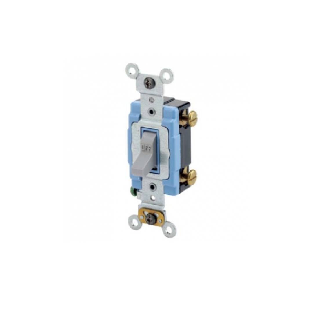 Leviton 18203-CW 15 Amp, 347 Volt, Toggle 3-Way AC Quiet Switch