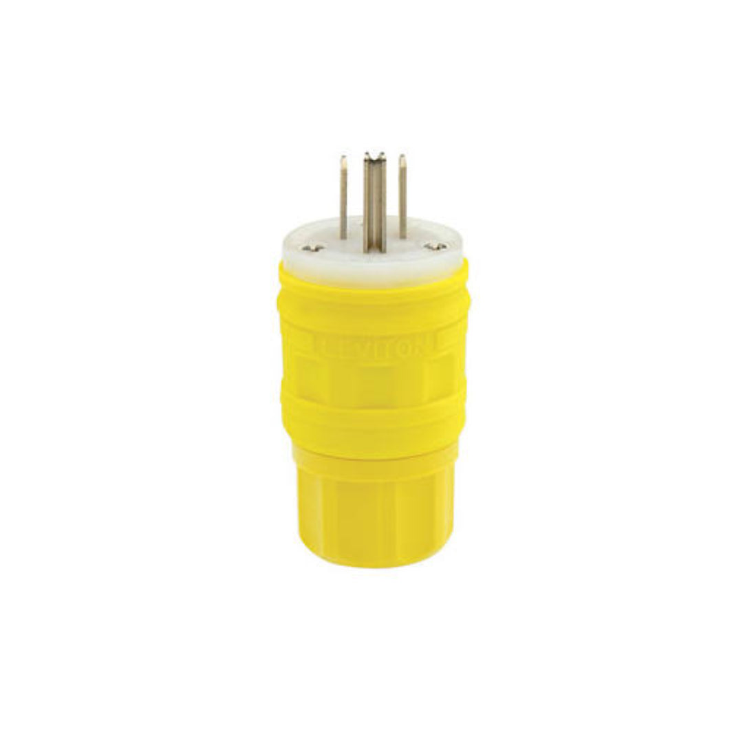 Leviton 14W47 15 Amp, 125 Volt, Straight Blade, Plug, Industrial Grade