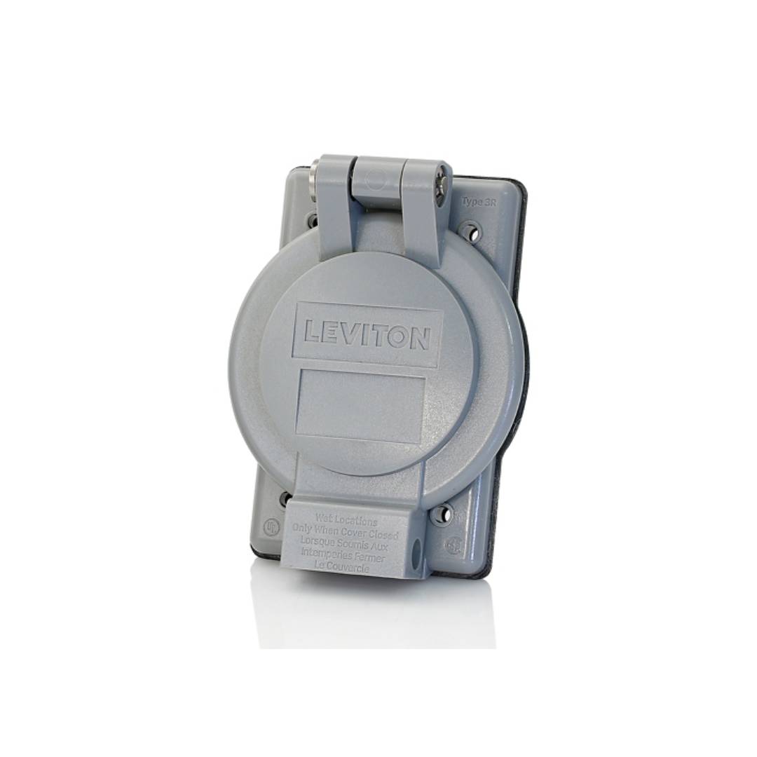 Leviton WP2-G 1-Gang Weatherproof Cover for Flanged Devices