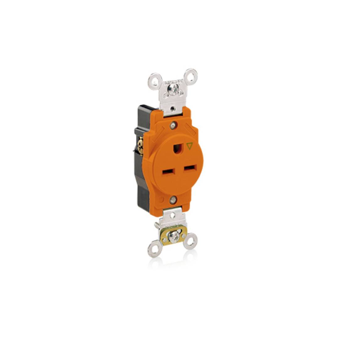 Leviton 5661-IG Isolated Ground Single Receptacle Outlet