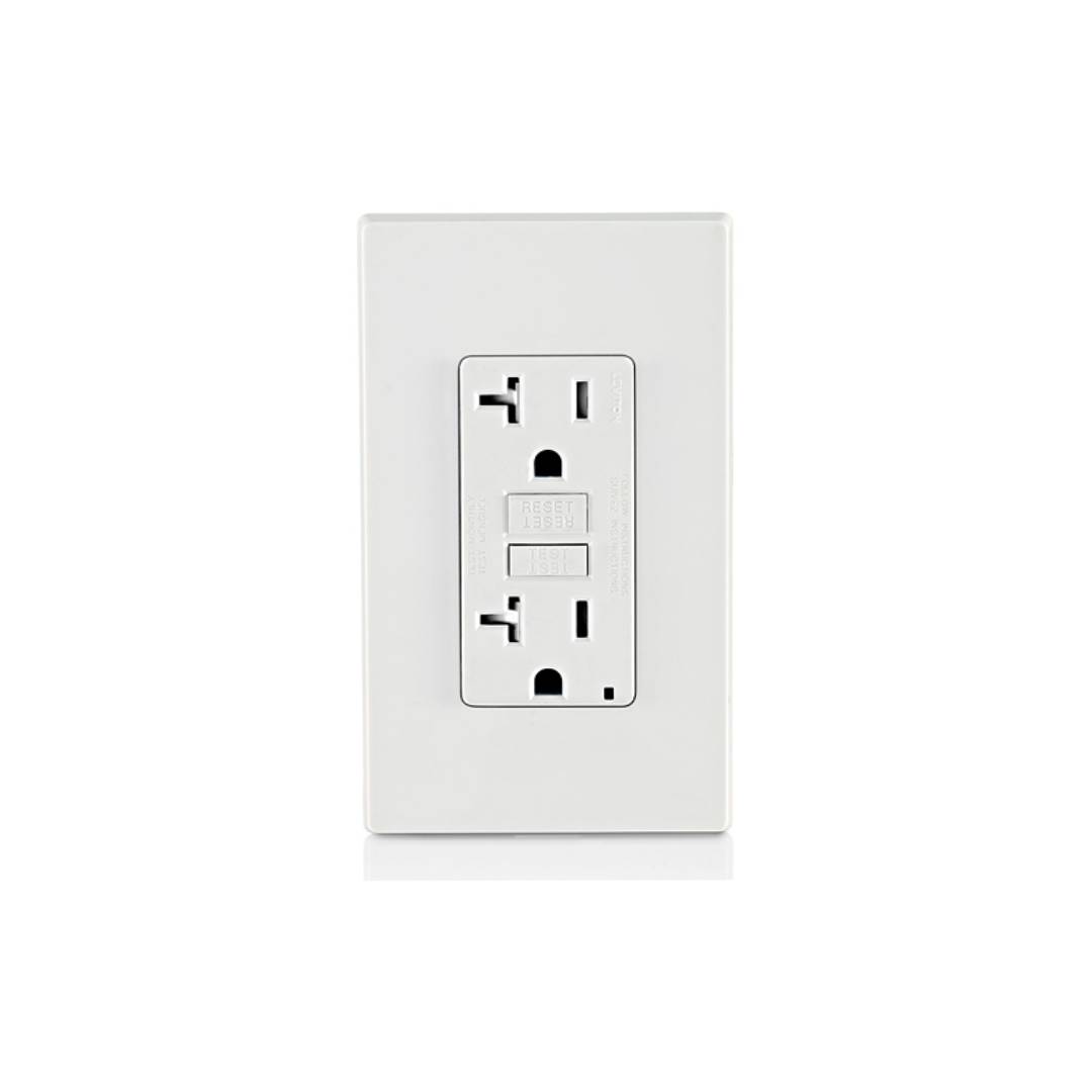 Leviton GFTR2-W 20 Amp, 125 Volt Receptacle/Outlet