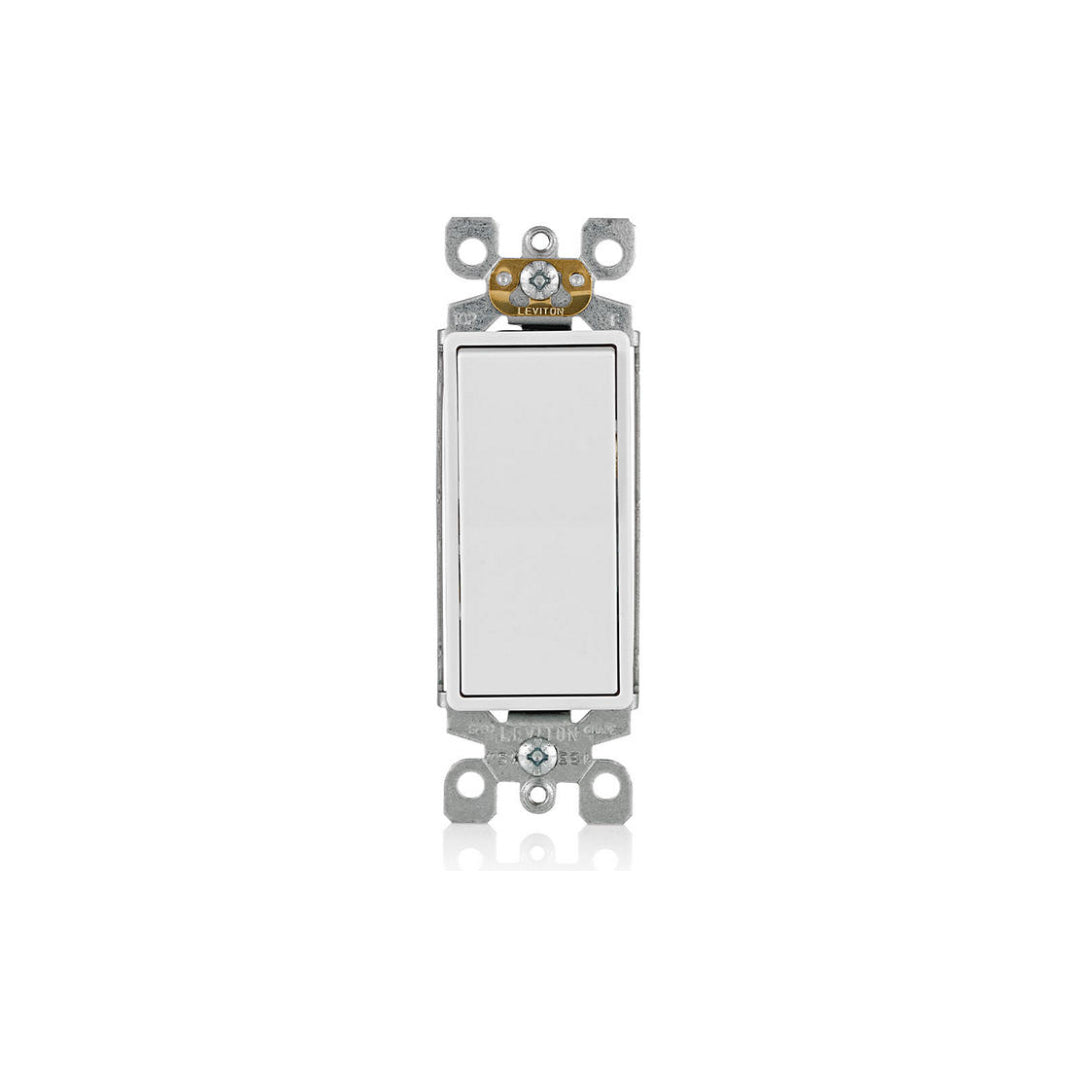 Leviton 5603-P2W 15 Amp Decora 3-Way Switch