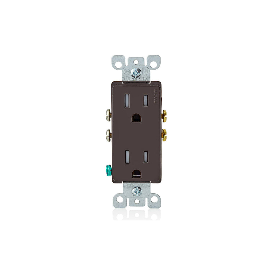 Leviton T5325 15 Amp Decora Tamper-Resistant Duplex Outlet/Receptacle