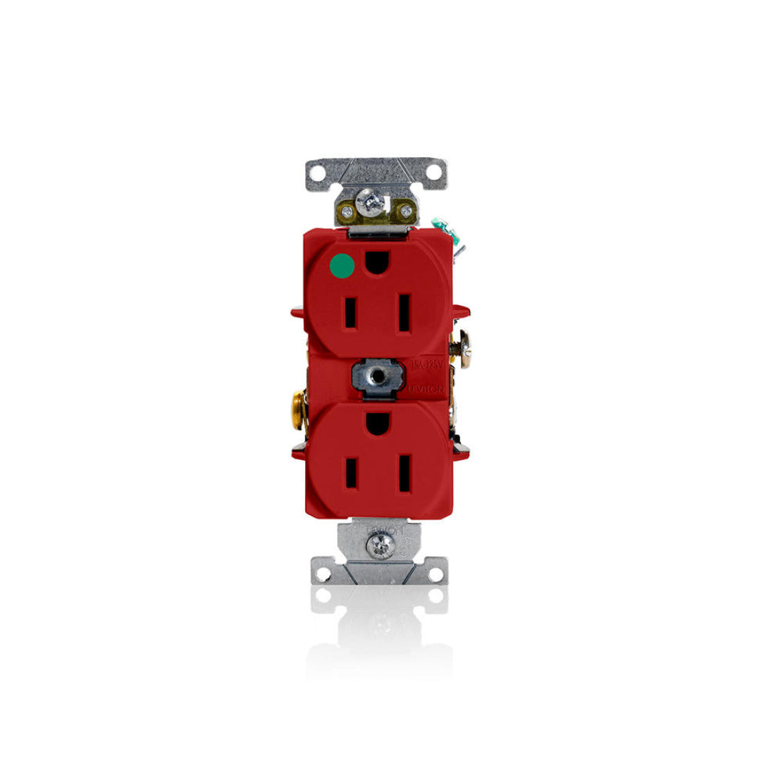 Leviton 8200-HR 15 Amp, 125 Volt, Duplex Receptacle