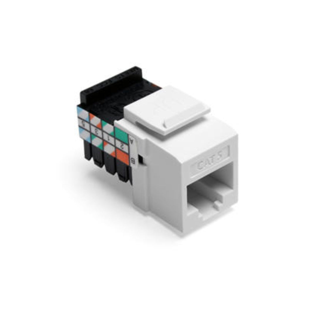 Leviton 41108-RW5 Category 5 QuickPort Connector, CAT 5