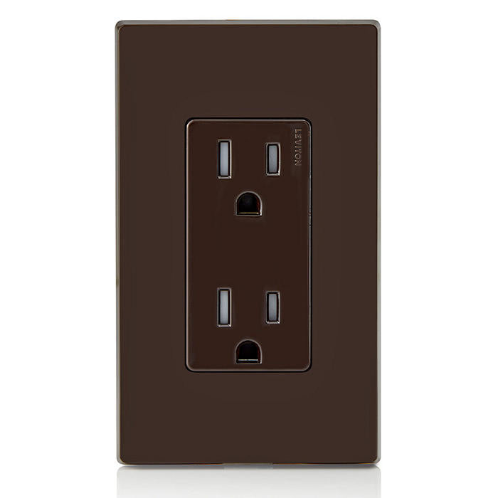 Leviton T5325 15 Amp Decora Tamper-Resistant Duplex Outlet/Receptacle