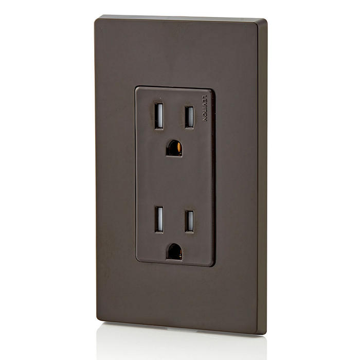 Leviton T5325 15 Amp Decora Tamper-Resistant Duplex Outlet/Receptacle