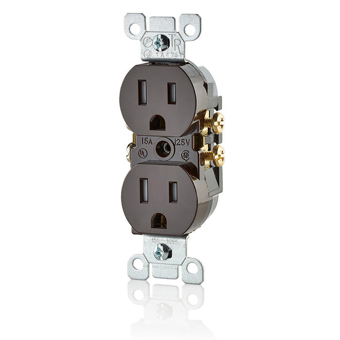 Leviton T5320 15 Amp Tamper-Resistant Duplex Outlet/Receptacle