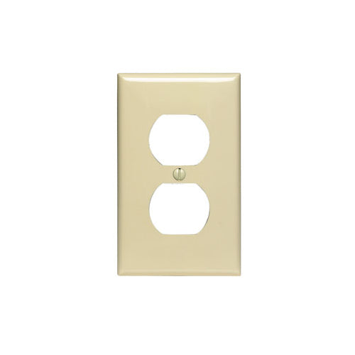 Leviton 80703-I 1-Gang Duplex Device Receptacle Wallplate