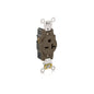 Leviton 5461 20 Amp Single Receptacle/Outlet, Industrial Grade