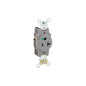 Leviton 8310-GY 20 Amp, 125 Volt, Extra Heavy Duty, Hospital Grade