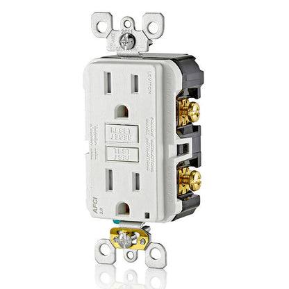 Leviton AFTR1-W 15 Amp, 125 Volt Receptacle/Outlet