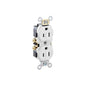 Leviton CR15-W 15-Amp, 125-Volt, Narrow Body Duplex Receptacle