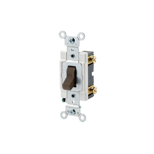 Leviton CSB1-20 Amp, 120/277 Volt, Toggle Single-Pole AC Quiet Switch