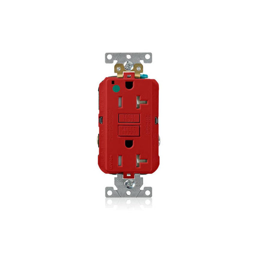 Leviton GFTR2-HGR SmartlockPro Self-Test GFCI Duplex Receptacle Outlet
