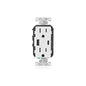 Leviton T5633-W 15 Amp, 125 Volt, Decora Tamper-Resistant Outlet