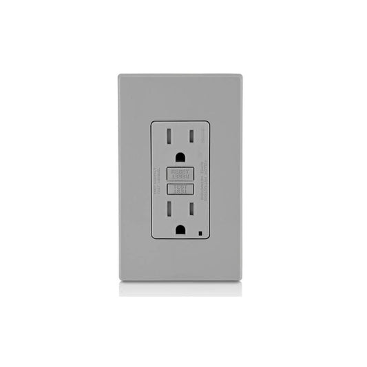 Leviton GFTR1-GY 15 Amp, 125 Volt Receptacle/Outlet