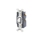 Leviton 1257-W 20 Amp, 120/277 Volt, Toggle Double-Throw Quiet Switch