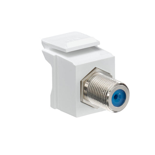 LEVITON 41084-FWF Decora®, QuickPort F-Adapter Quickport F-Type Adapter Brass