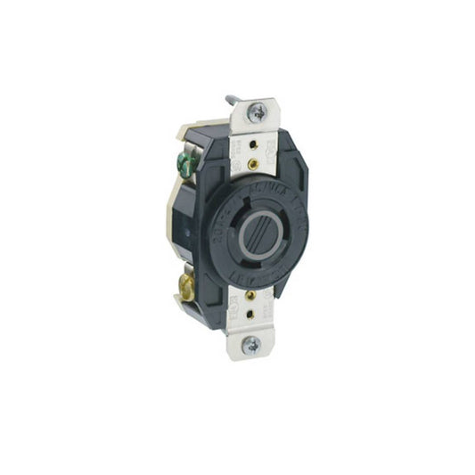 Leviton 2330 20 Amp, 277 Volt, Flush Mount Locking Receptacle