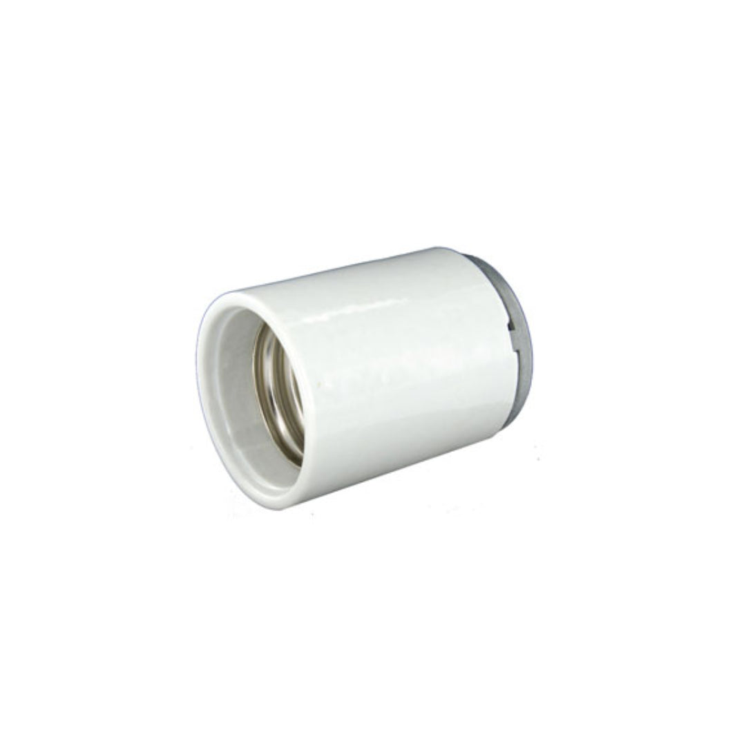 Leviton 8678 WH Porcelain Lampholder, Keyless, Mogul Base, 1500W, 600V