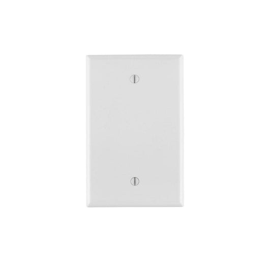 Leviton PJ13-W 1-Gang Blank Wallplate