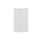 Leviton PJ13-W 1-Gang Blank Wallplate