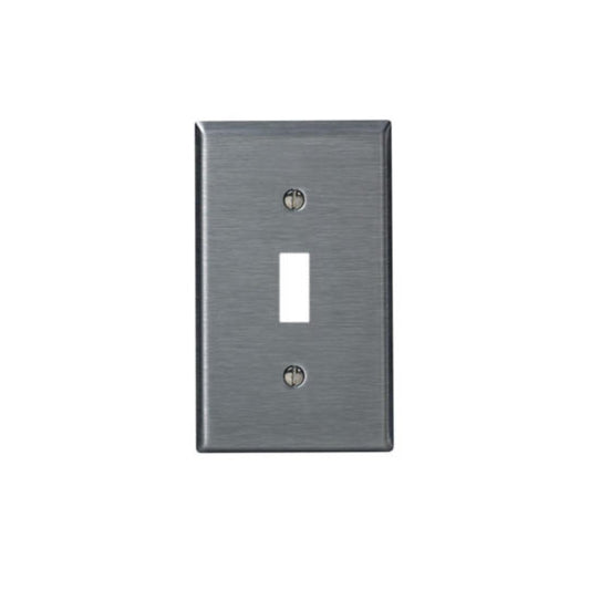Leviton 84001-40 1-Gang Toggle Switch Wallplate