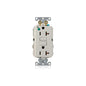 Leviton GFNT2-HGT Self-Test GFCI Receptacle, Hospital Grade, 20 Amp