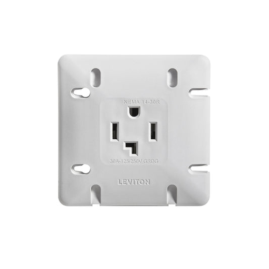 Leviton 1278-S30 30 Amp, 125/250 Volt, NEMA 14-30R, 3-Pole, 4 Wire with Grounding