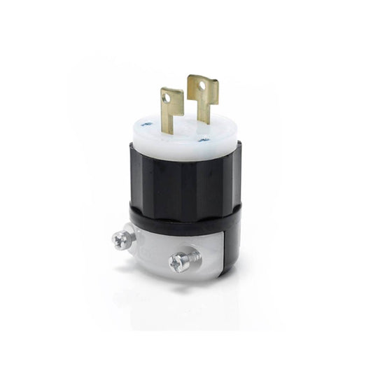 Leviton 7545-C Locking Plug, 15 Amp, 125 Volt, Industrial Grade