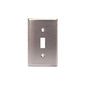 Leviton 84001-C 1-Gang Toggle Switch Wallplate, Standard Size, Magnetic Stainless Steel