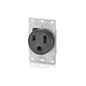 Leviton 5374-S00 50 Amp, 250 Volt, Flush Mounting Receptacle