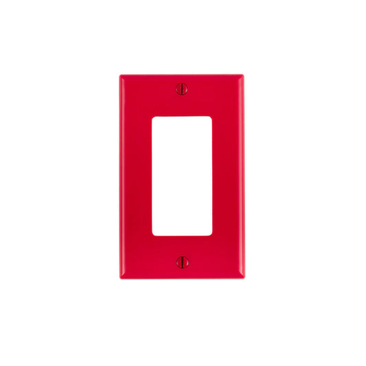 Leviton 80401-NR 1-Gang Decora/GFCI Device Wallplate