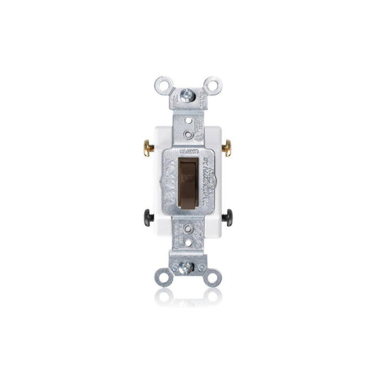 Leviton 54521-B Commercial Grade 15 Amp, 120/277 Volt Toggle Switch
