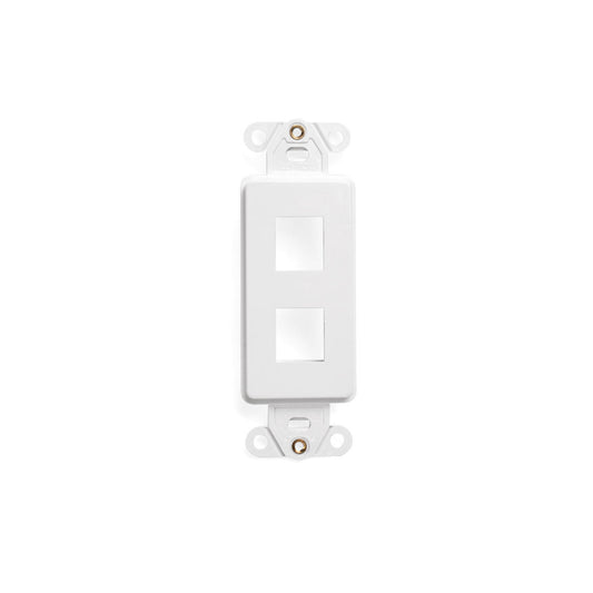 Leviton 41642-W Decora Inserts for QUICKPORT