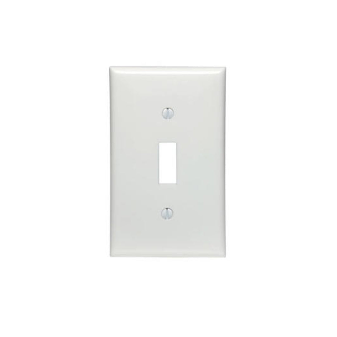 Leviton 80701-W 1-Gang Toggle Device Switch Wallplate