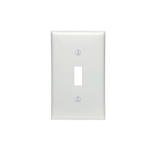 Leviton 80701-W 1-Gang Toggle Device Switch Wallplate